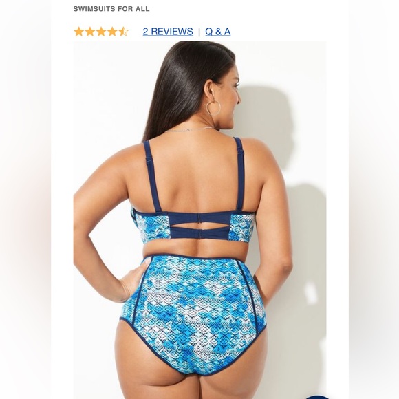 Swimsuits For All Bikini - XL Top, 1X Bottom - Picture 3 of 14